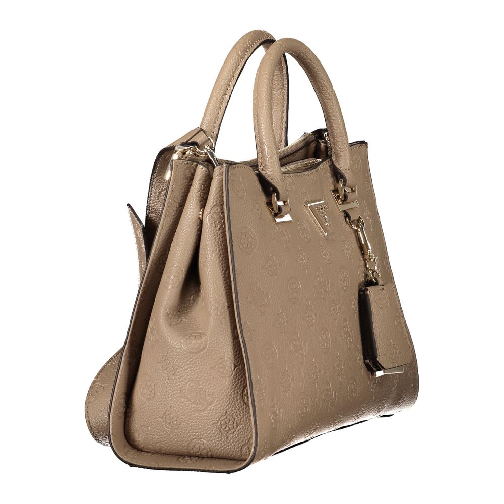 Brown Polyethylene Handbag