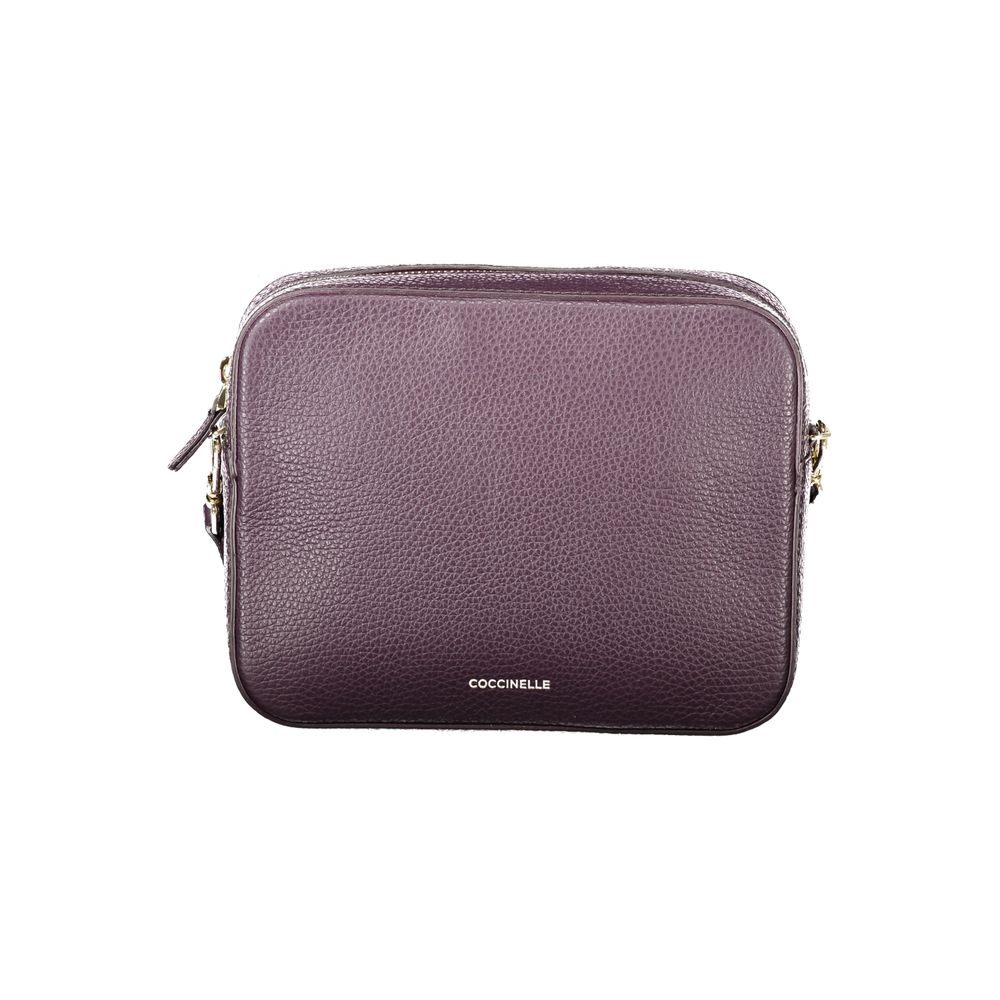 Purple Leather Handbag