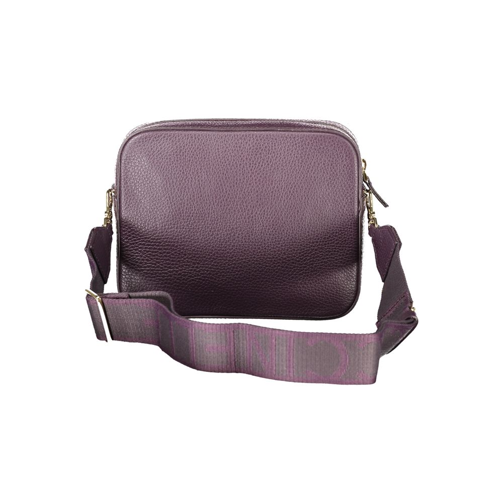 Purple Leather Handbag