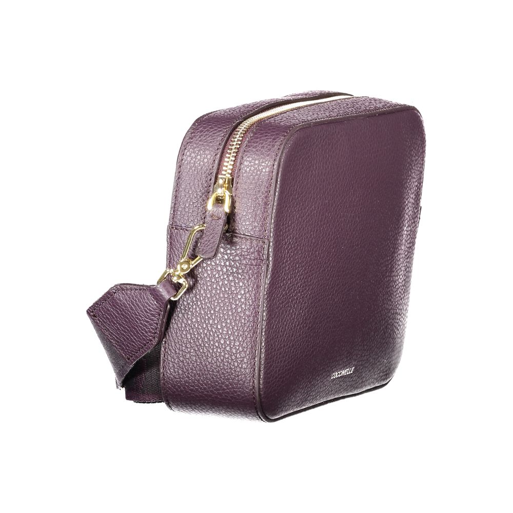 Purple Leather Handbag
