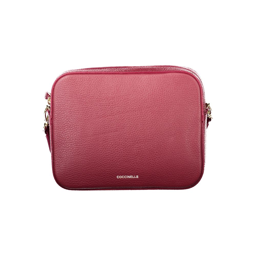 Red Leather Women Bag - ventzia