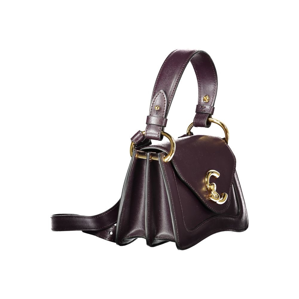 Purple Leather Handbag