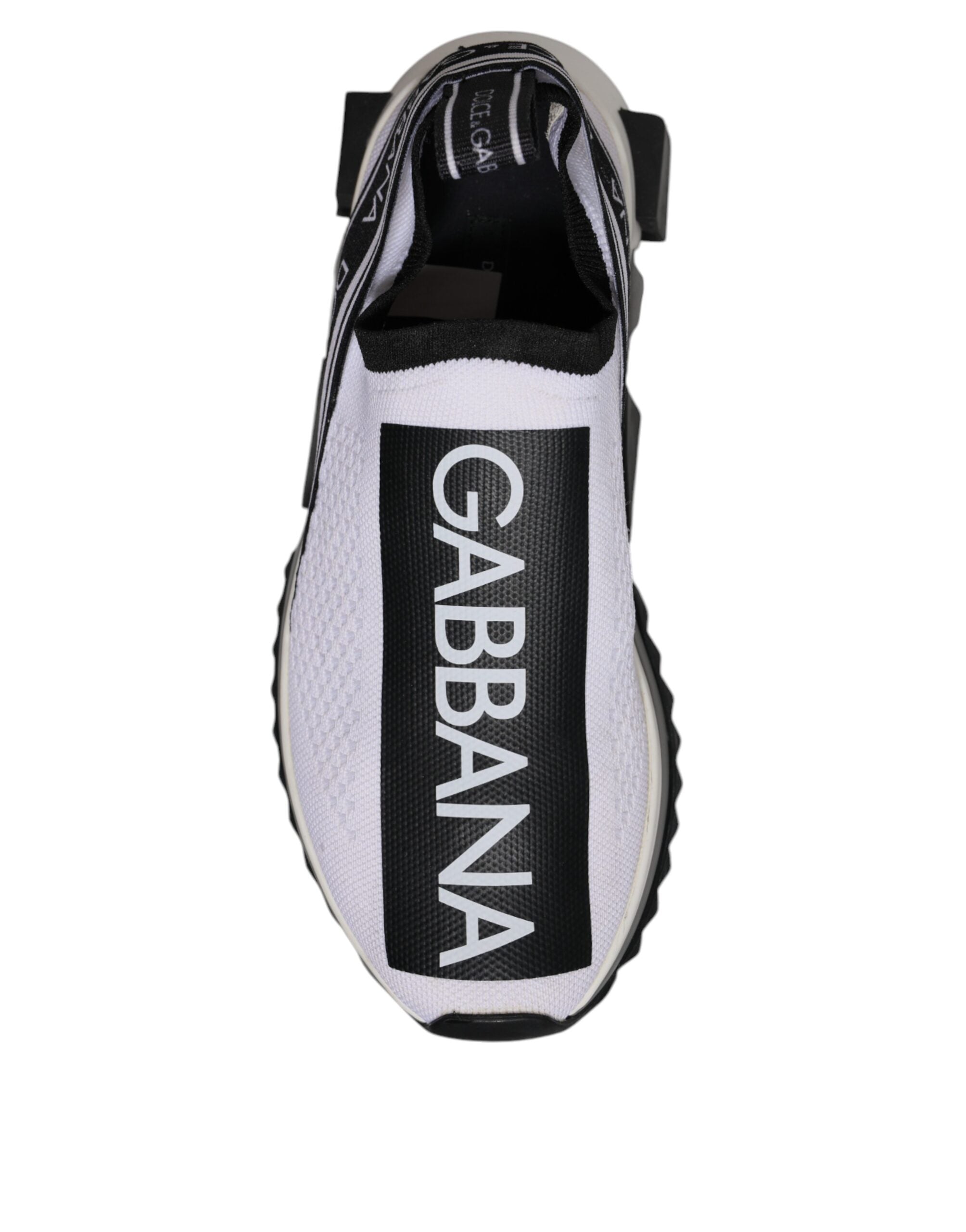 Black White Slip On Sorrento Sneakers Shoes - ventzia