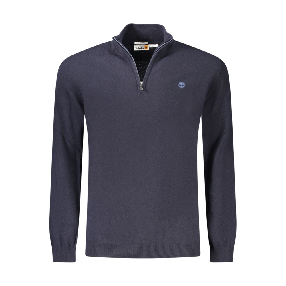 Blue Wool Men Sweater - ventzia