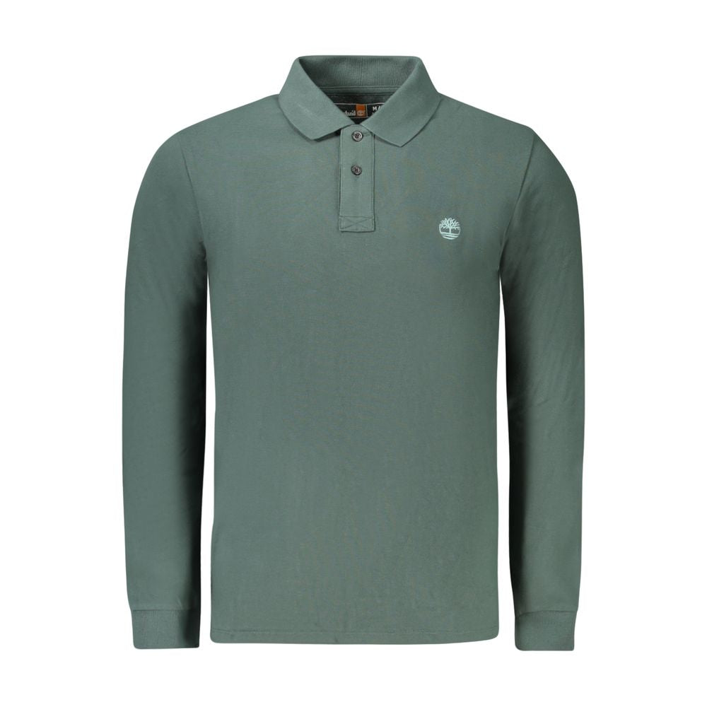 Green Cotton Polo Shirt