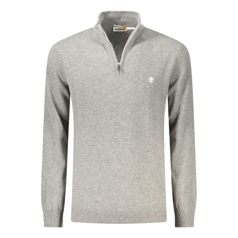Grey Wool Men Sweater - ventzia