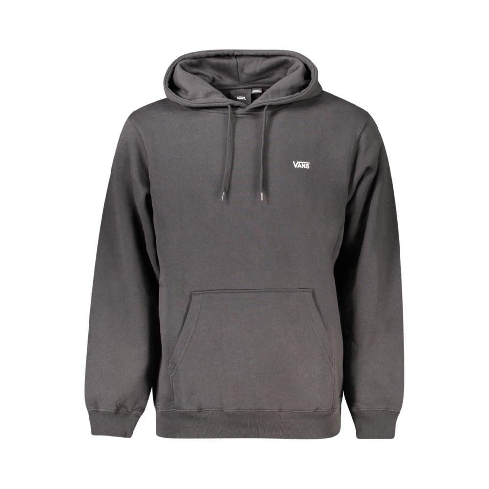 Black Cotton Men's Hoodie - ventzia