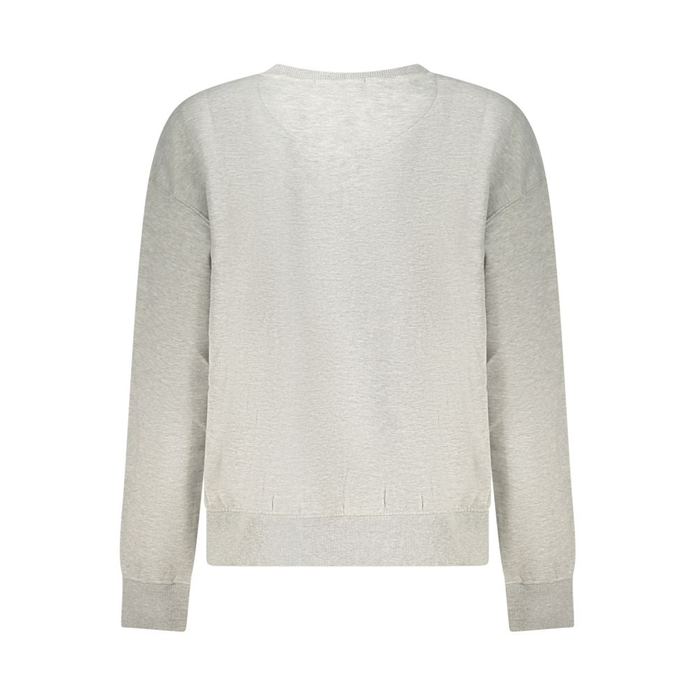 Grigio Cotton Women Sweatshirt - ventzia