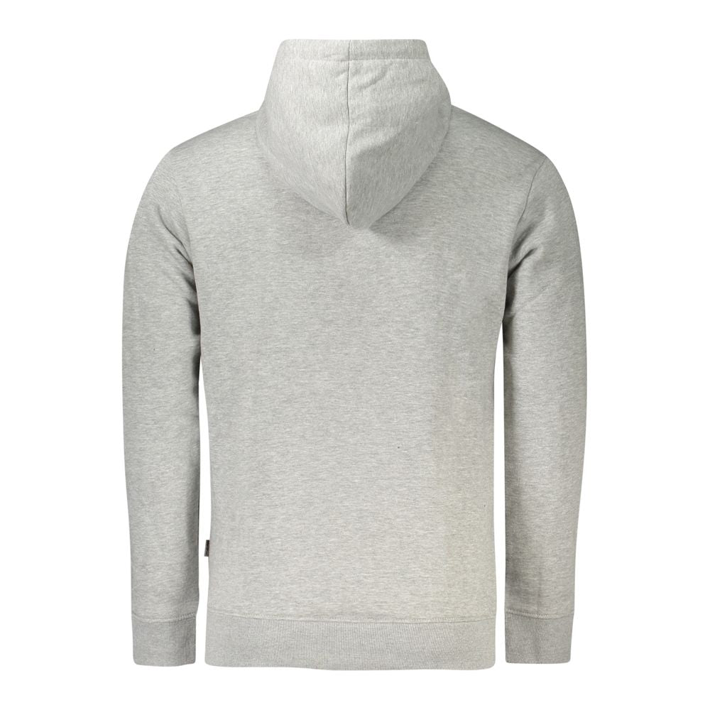 Grigio Cotton Male Sweatshirt - ventzia
