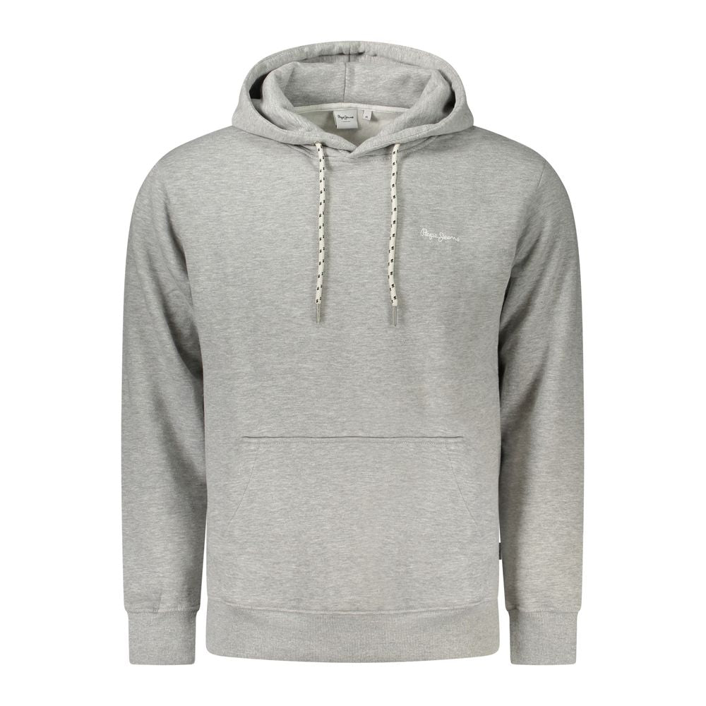 Gray Cotton Men's Sweatshirt - ventzia