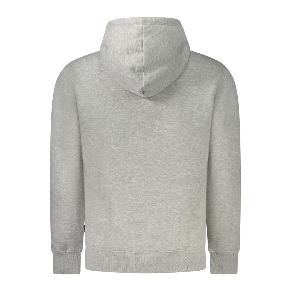 Gray Cotton Men's Sweatshirt - ventzia
