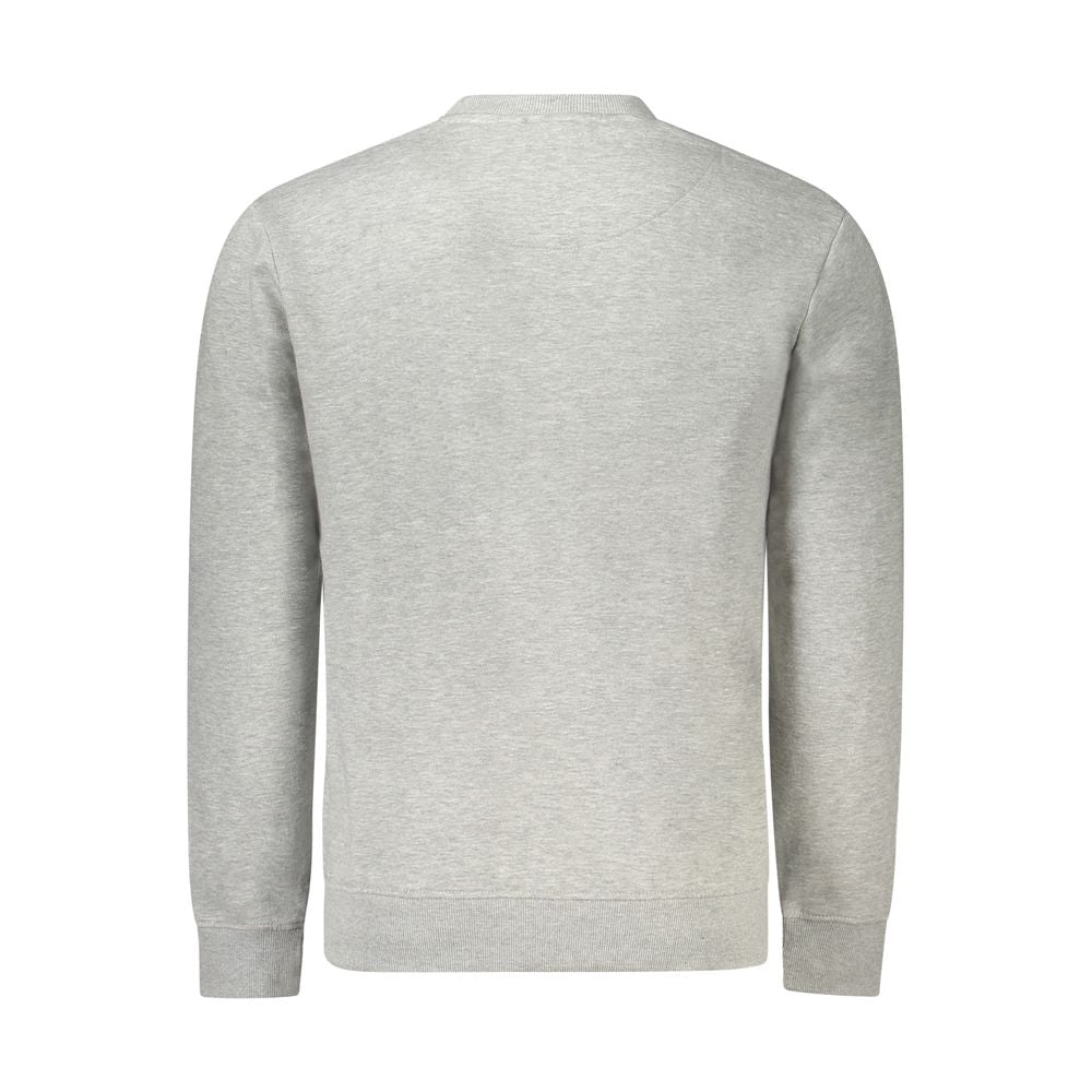 Gray Cotton Men's Sweatshirt - ventzia