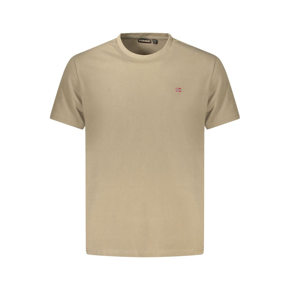 Brown Cotton T-Shirt