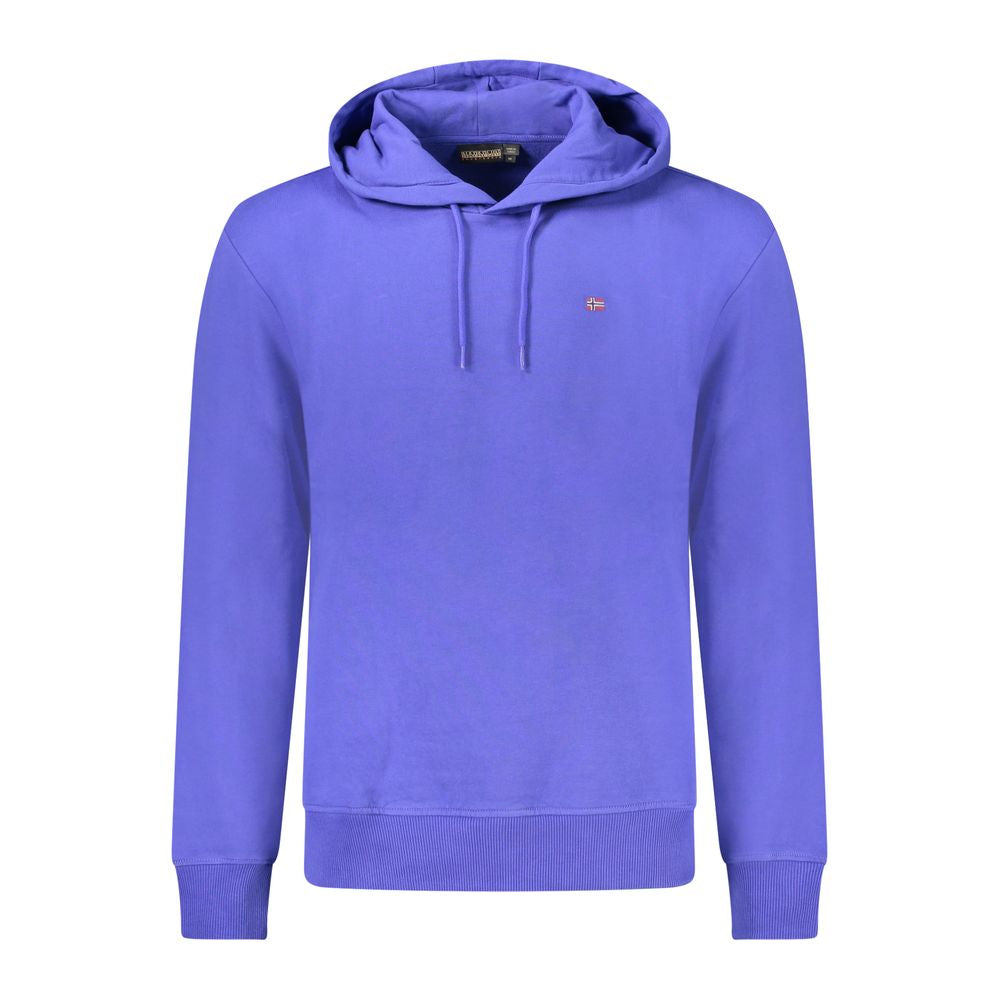 Blue Cotton Mens Sweatshirt - ventzia