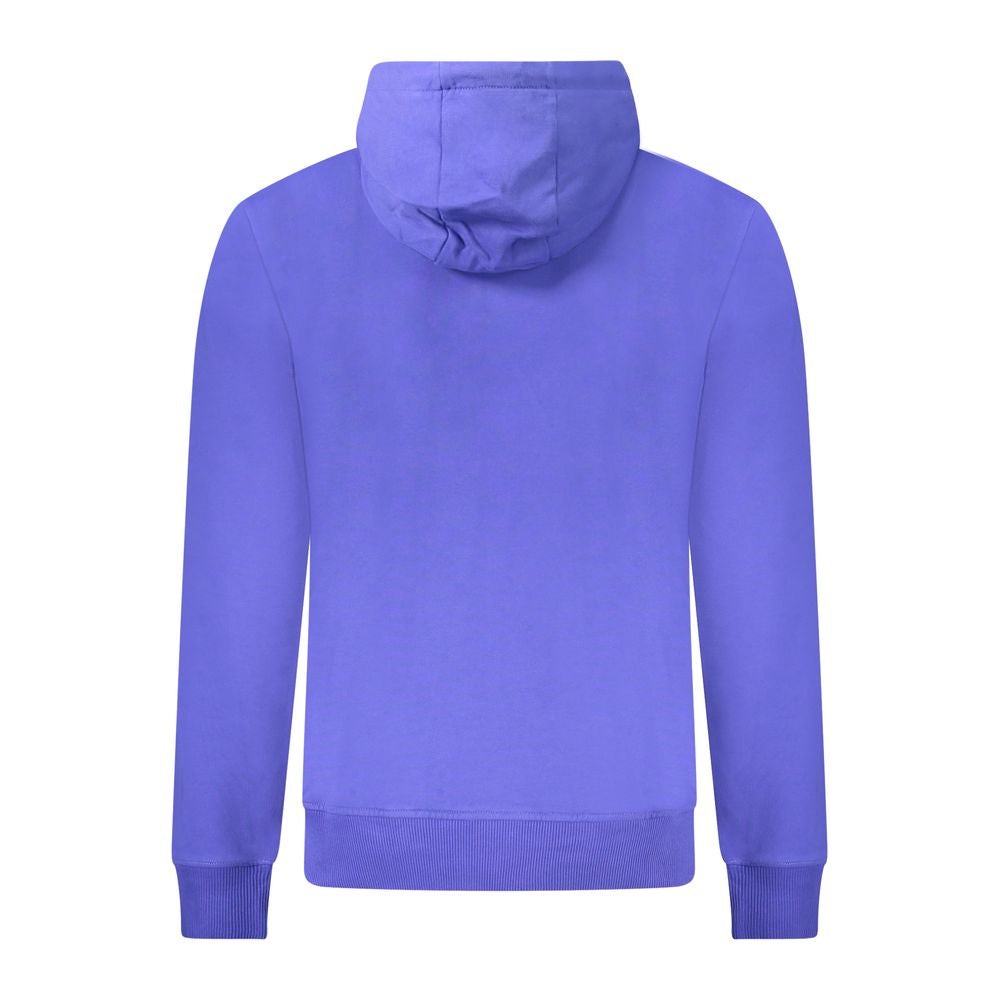 Blue Cotton Mens Sweatshirt - ventzia