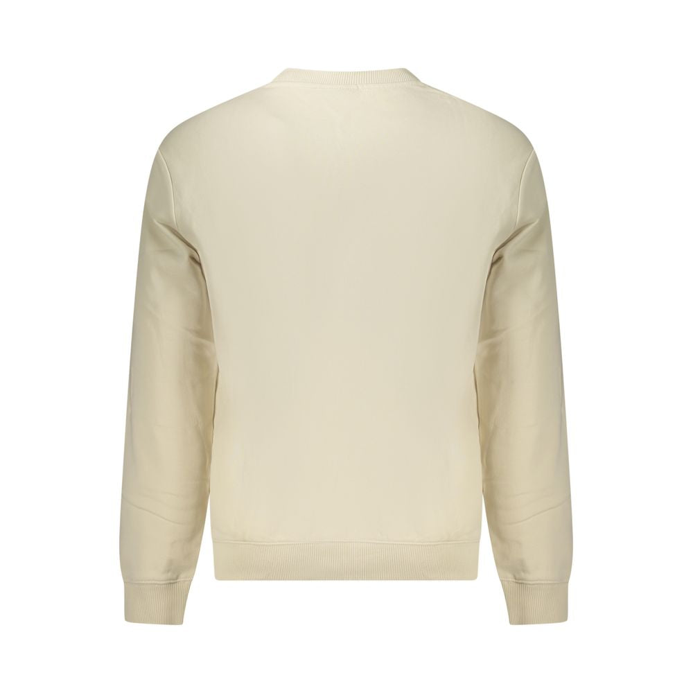 Beige Cotton Men Sweatshirt - ventzia