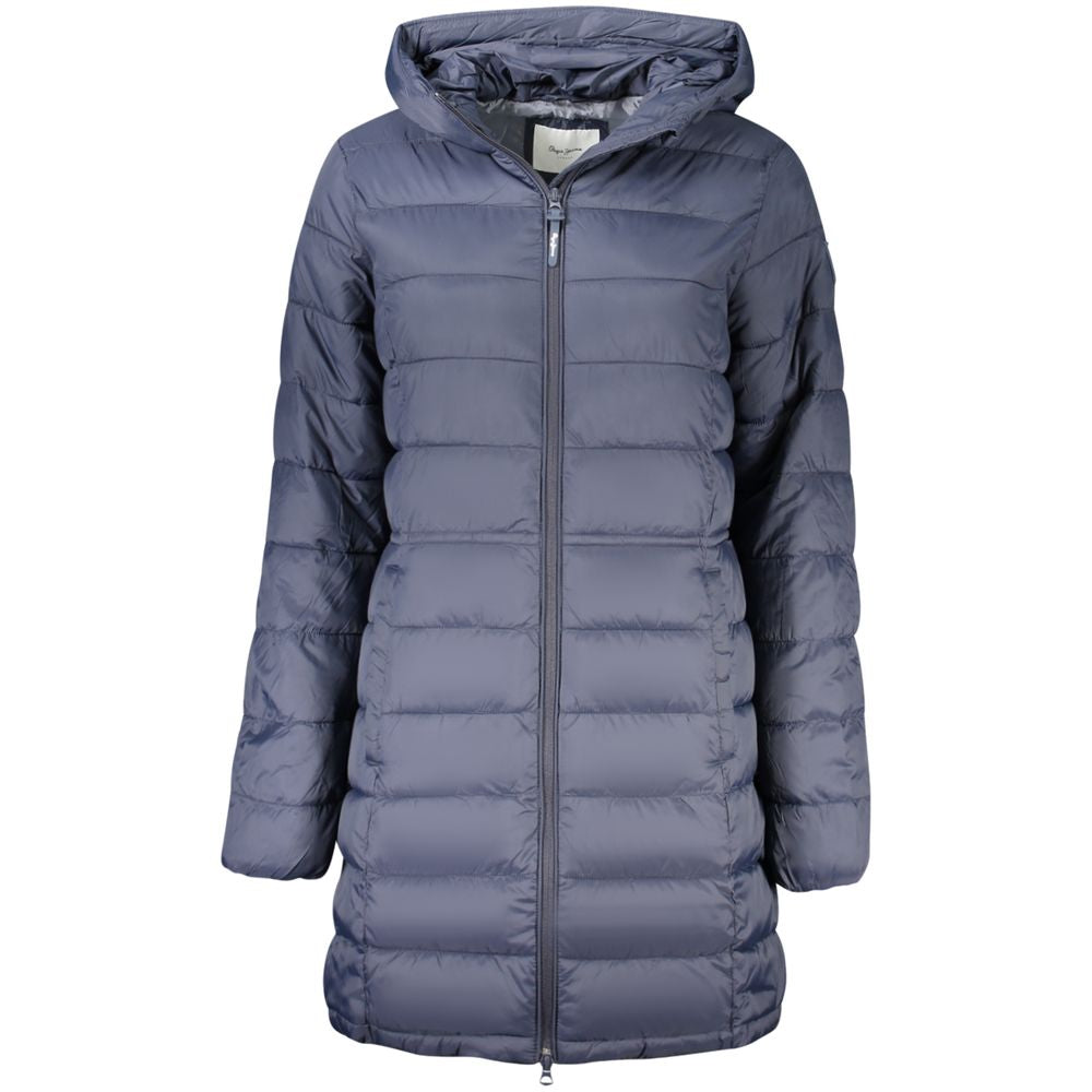 Blu Poliammide Women Jacket - ventzia