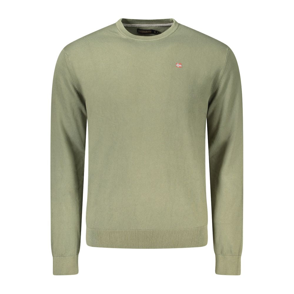 Green Cotton Sweater