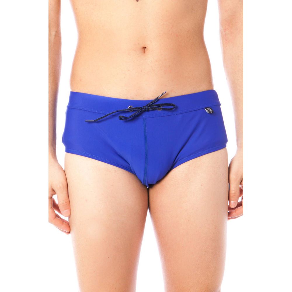 Blue Elastane Swimwear - ventzia