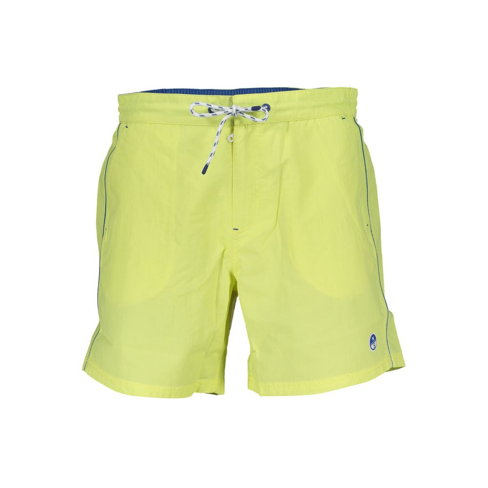 Verde Polyester Men's Swim Trunk - ventzia