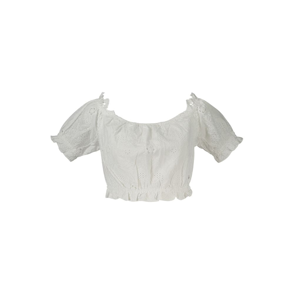 Bianco Cotton Women Shirt - ventzia