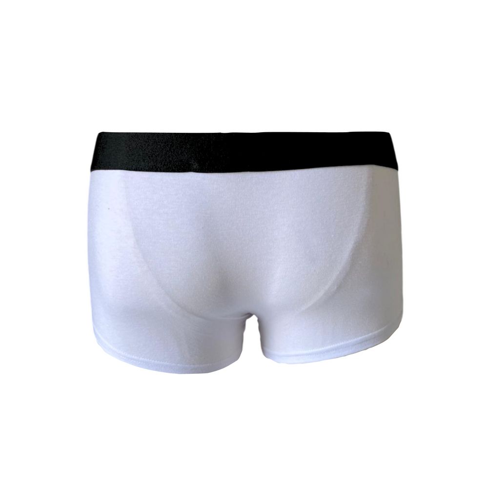 White Cotton Men Boxer - ventzia