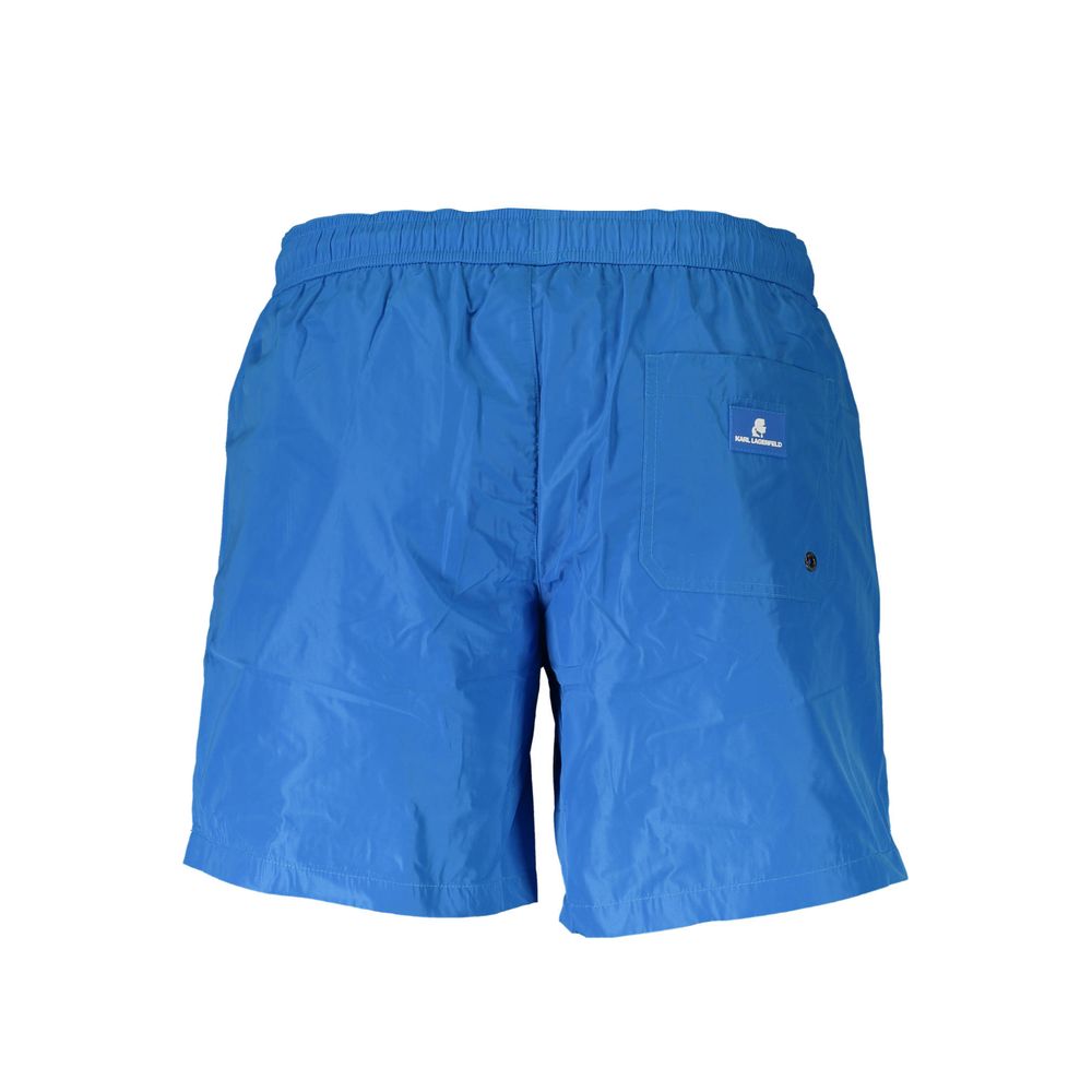 Azzurro Polyester Men Swim Boxer - ventzia