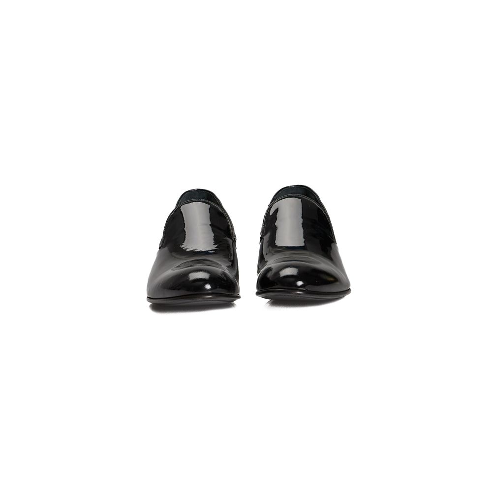 Black Calfskin Men Loafer - ventzia