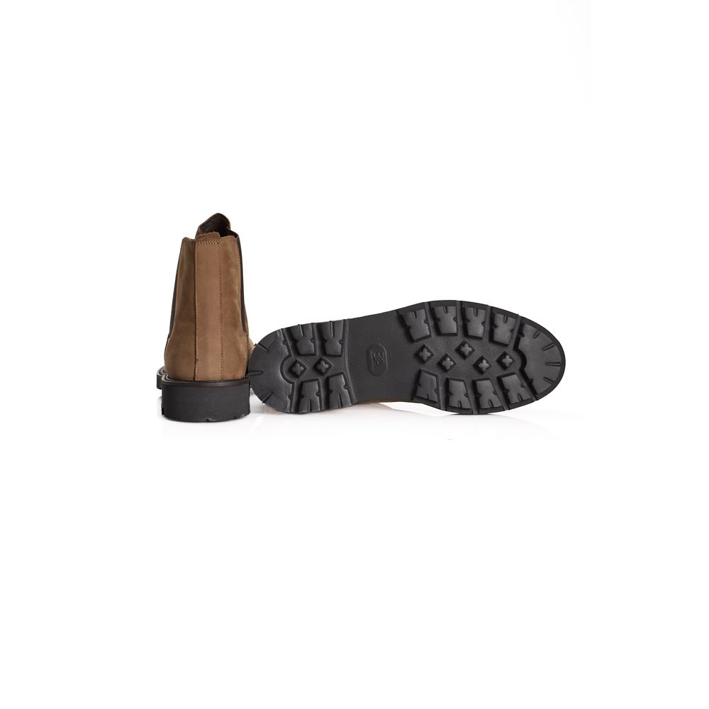 Brown Calfskin Men Boot - ventzia