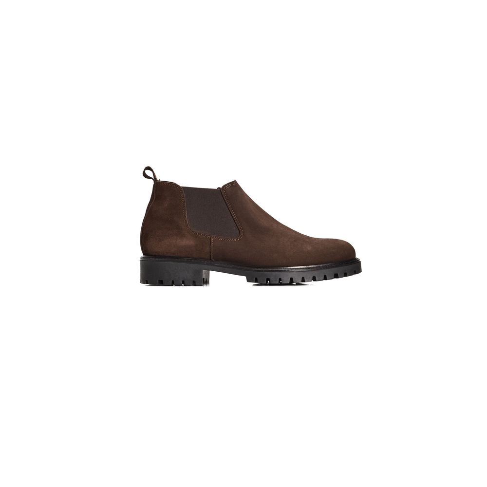 Brown Calfskin Men's Boot - ventzia
