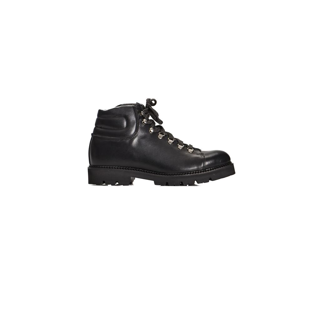 Black Calfskin Men Boot - ventzia