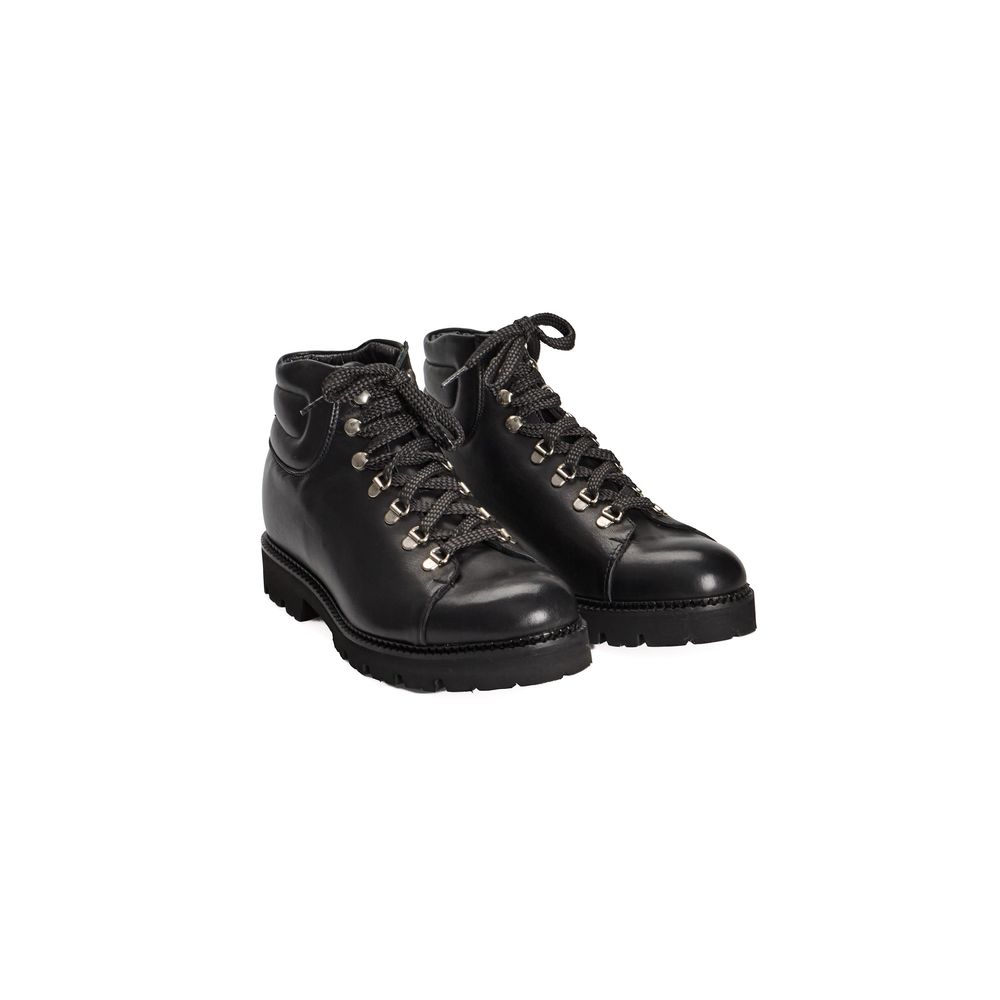 Black Calfskin Men Boot - ventzia