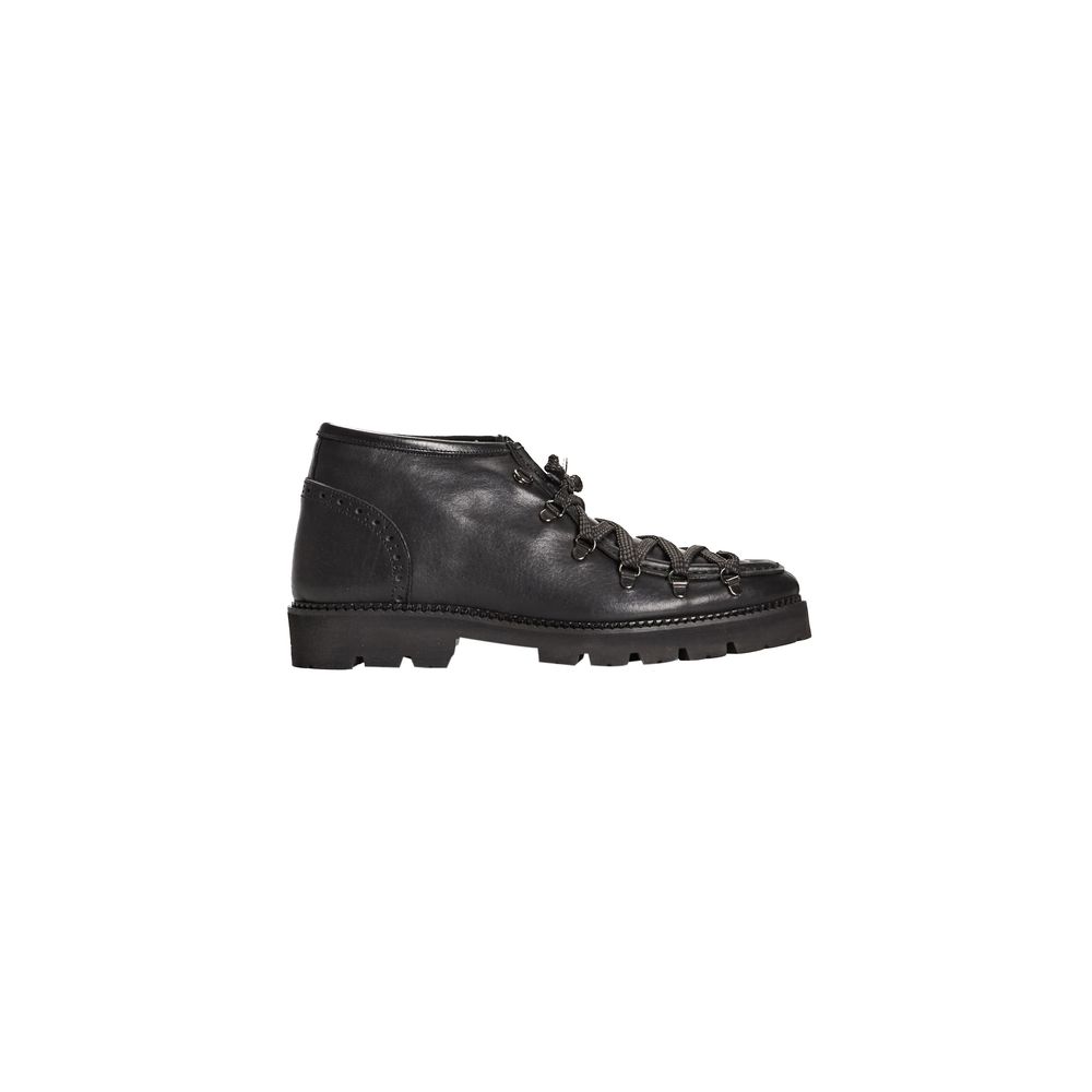 Black Calfskin Men Boot - ventzia
