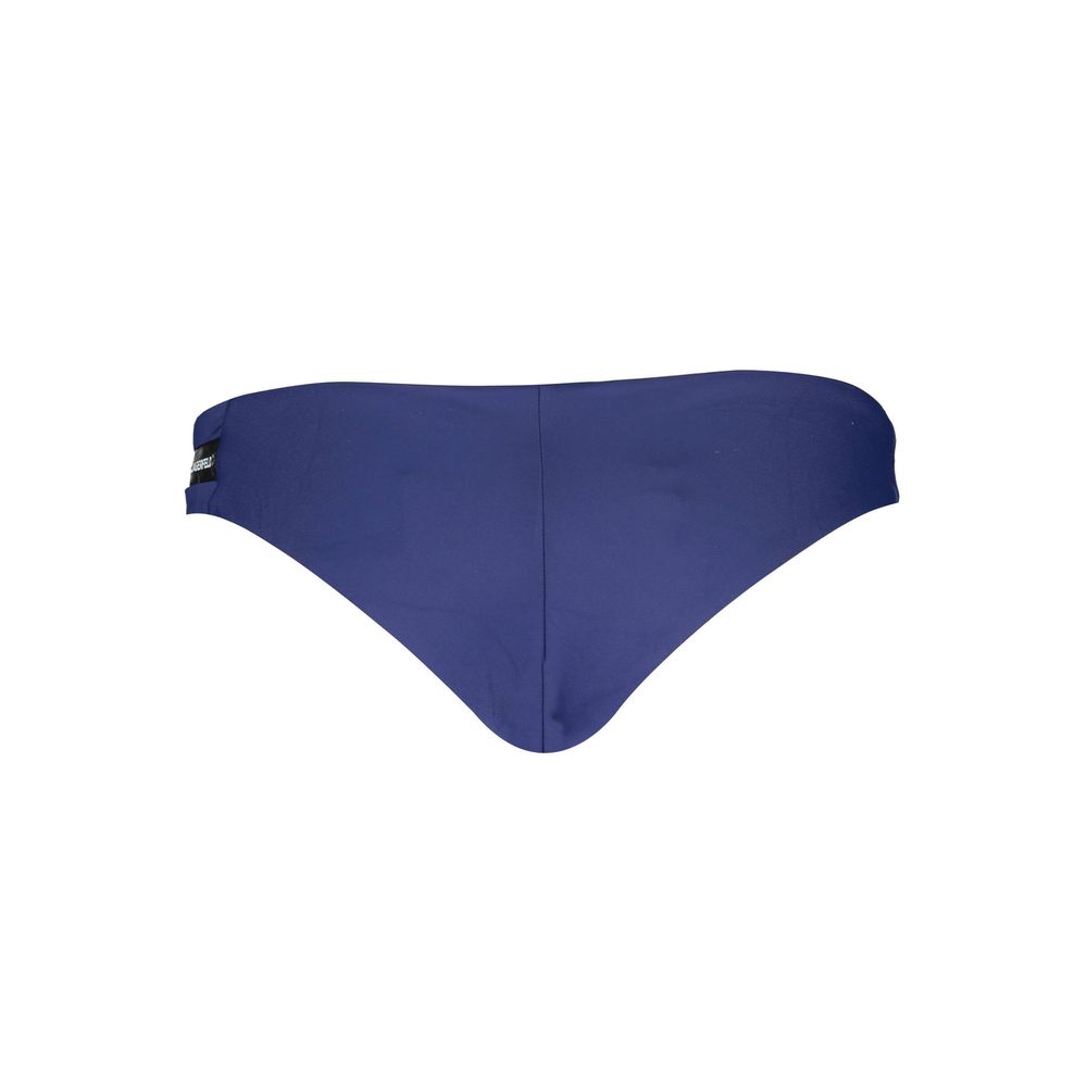 Blue Polyamide Women's Swim Brief - ventzia