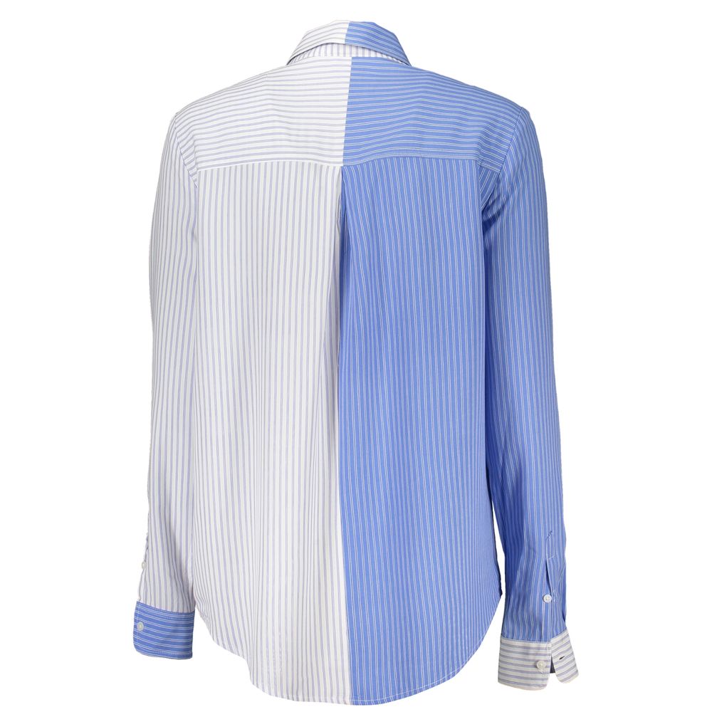 Blue Viscose Shirt - ventzia