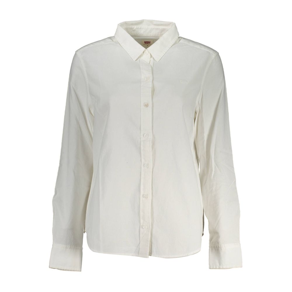 Bianco Cotton Women Shirt - ventzia