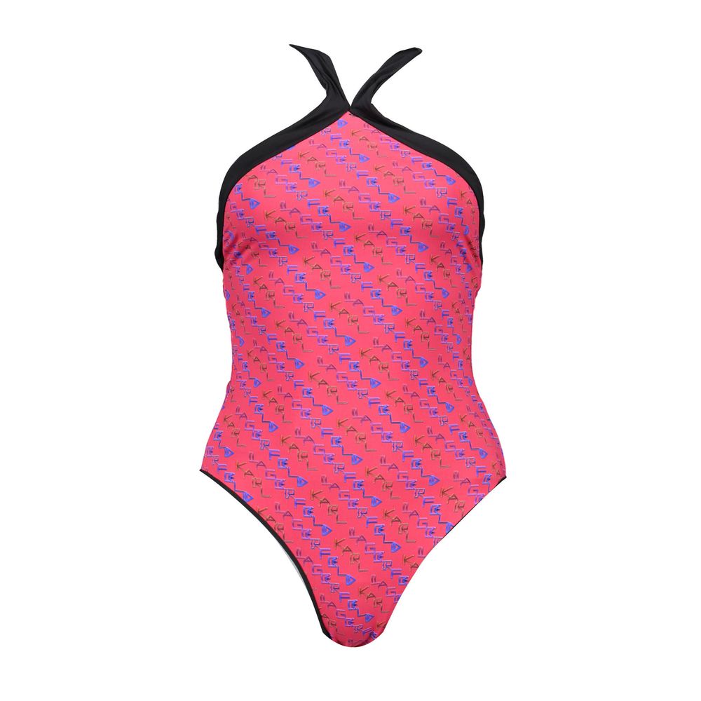 Rosso Poliammide Women Swimsuit - ventzia