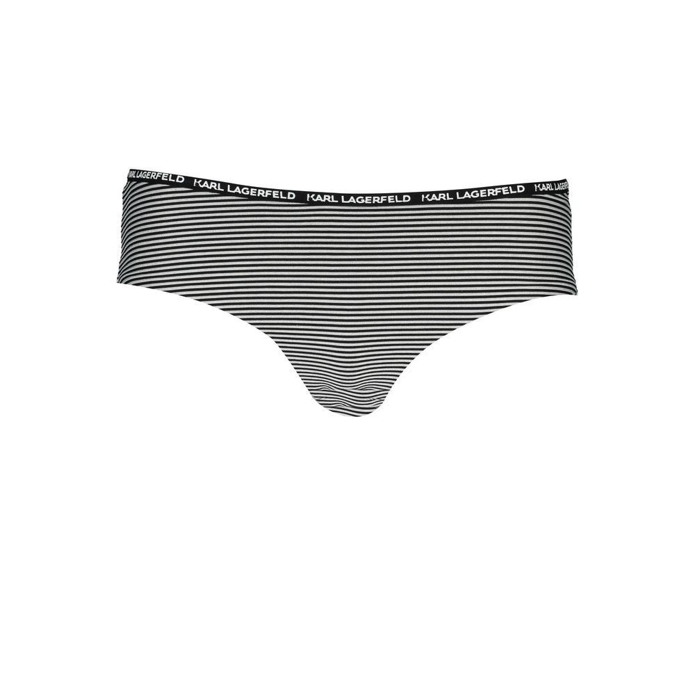 Black Polyamide Women's Swim Briefs - ventzia