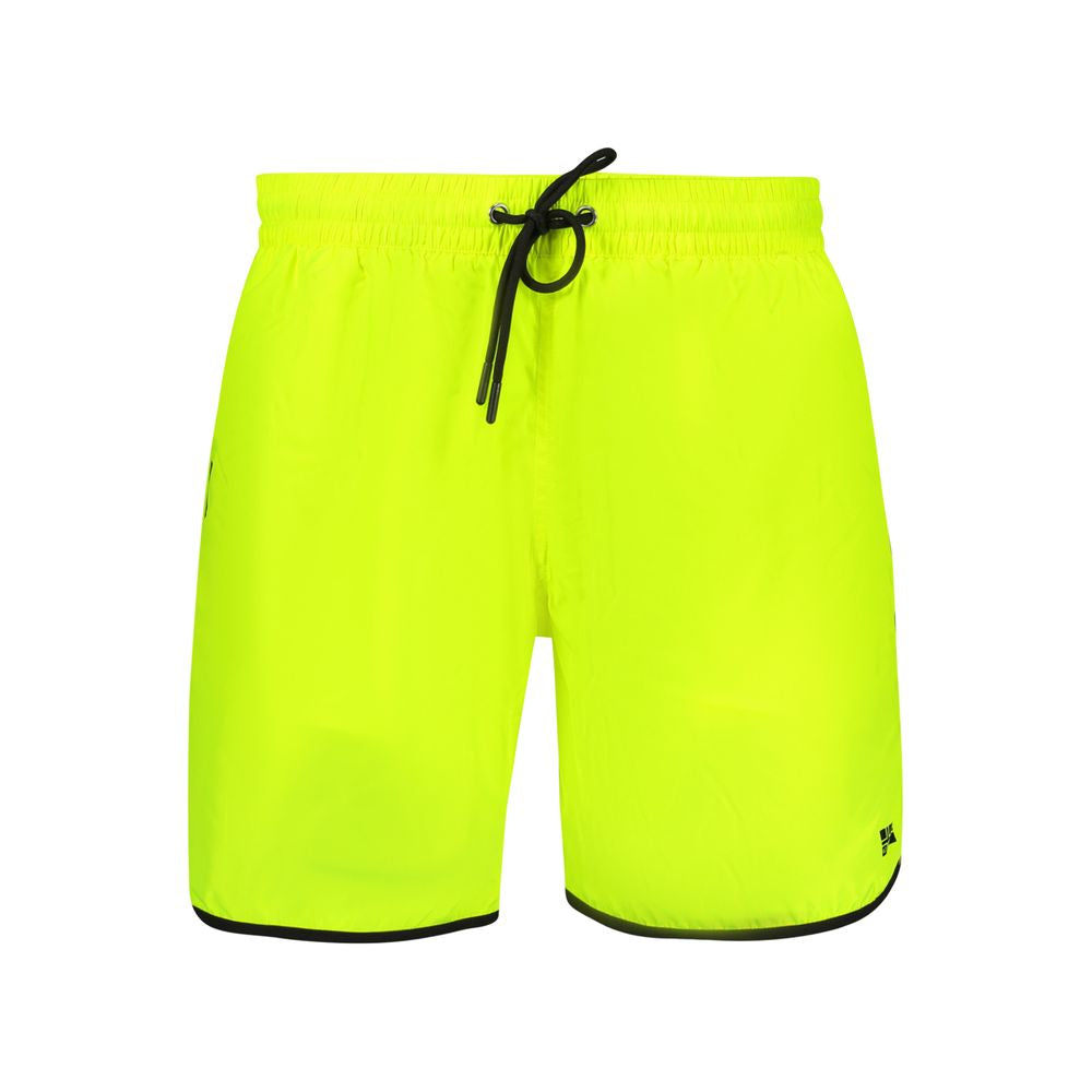 Giallo Poliammide Men's Swim Boxer - ventzia