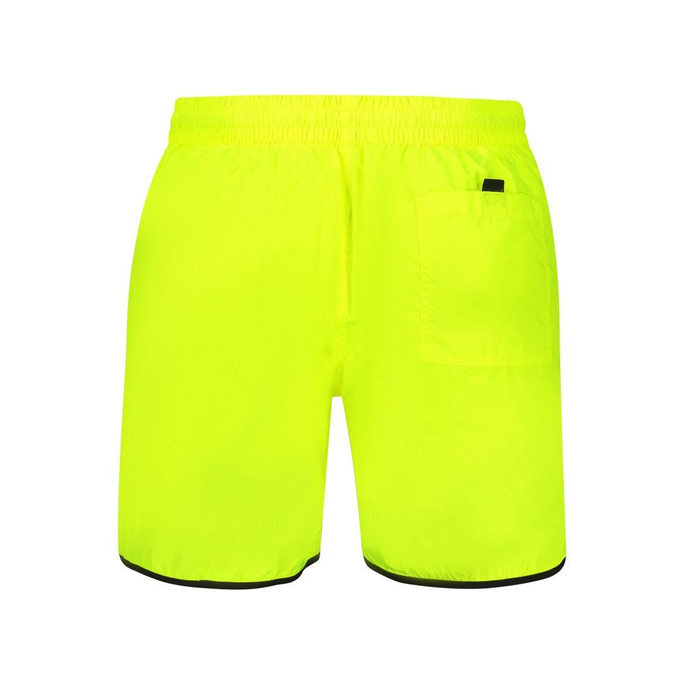 Giallo Poliammide Men's Swim Boxer - ventzia