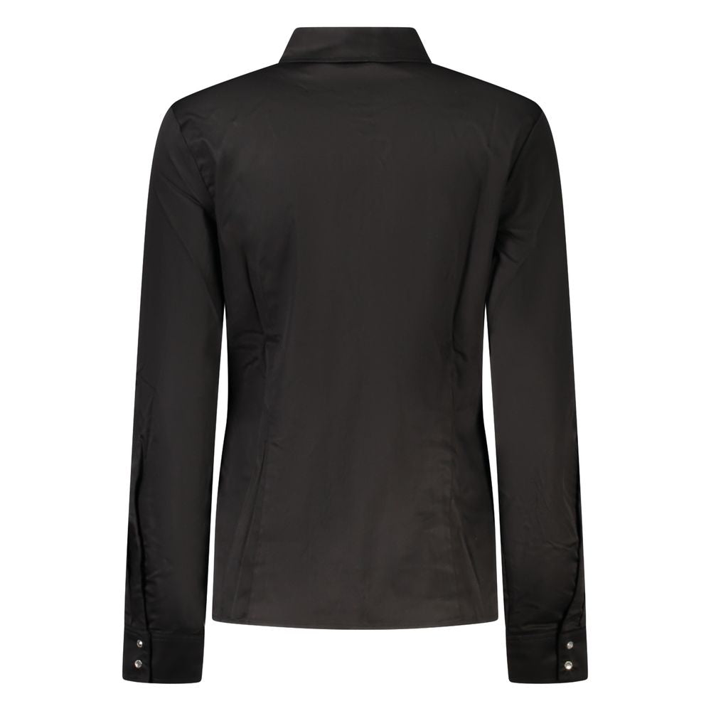 Black Cotton Women's Shirt