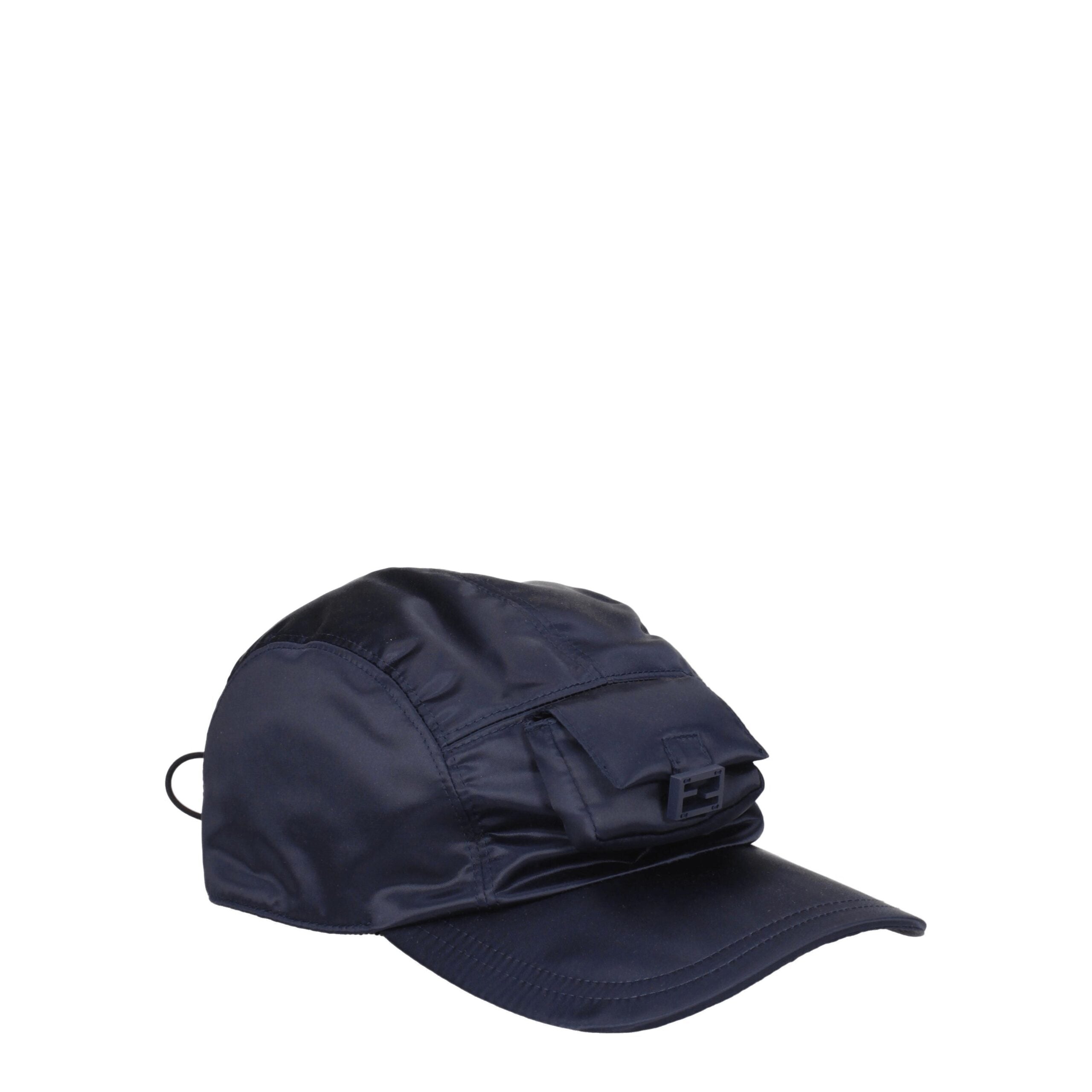 Blue Polyamide Cap (Baseball Hat) - ventzia