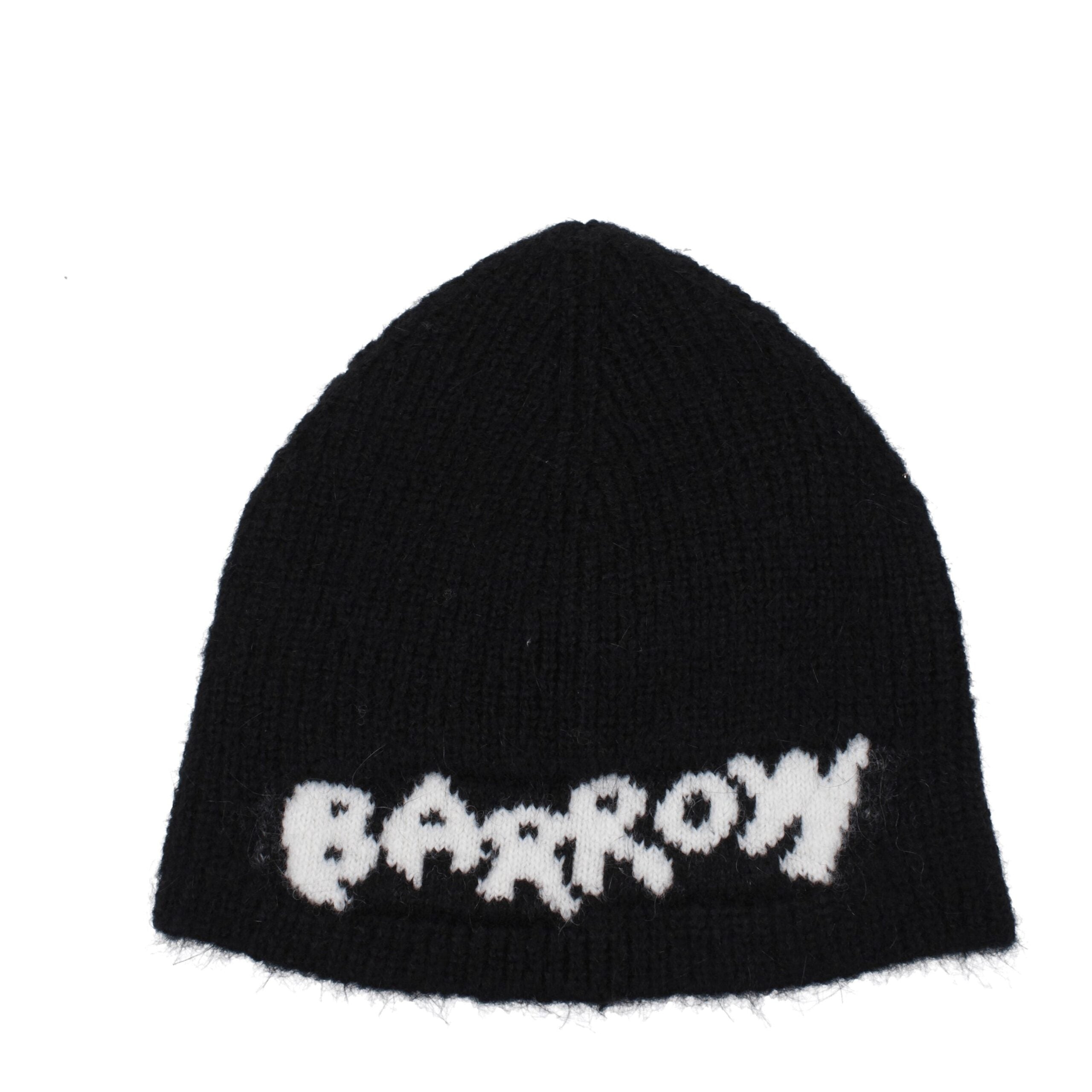 Black Marabou Beanie - ventzia