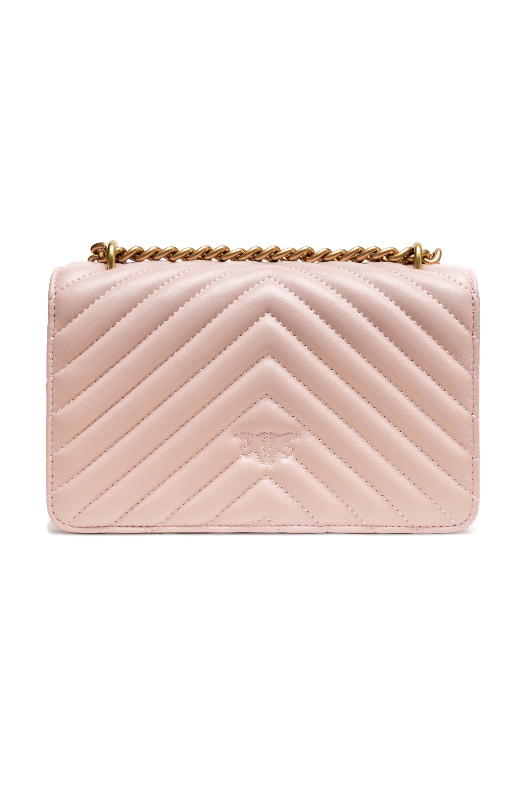 Powder Pink Mini Love Bag One Chevron - ventzia
