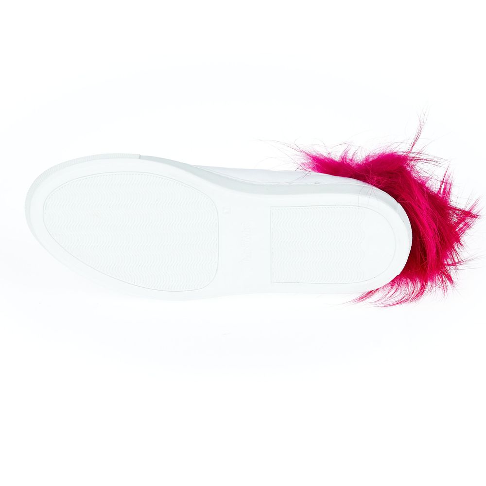 White Lamb Leather Women Sneaker - ventzia