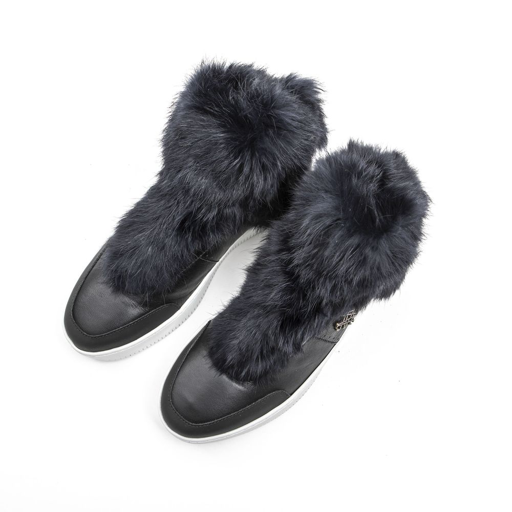 Blue Cotton Women Sneaker - ventzia