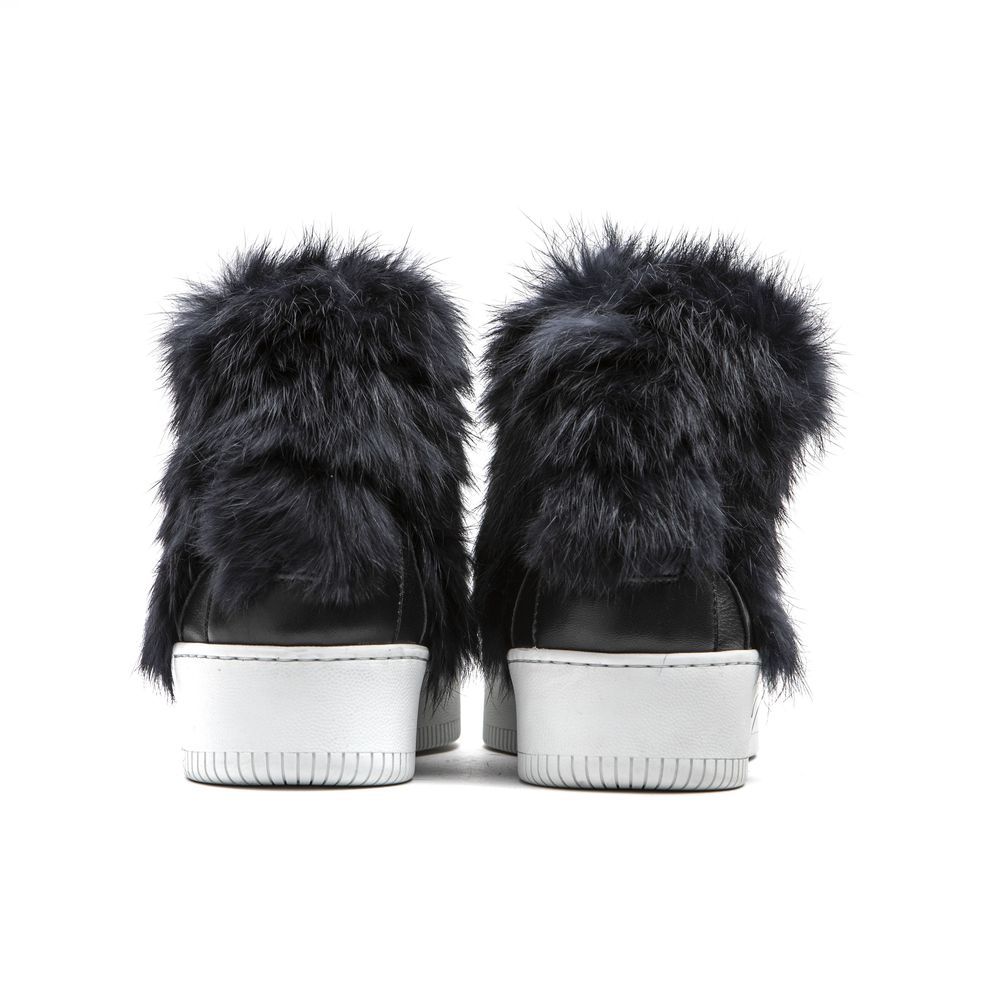Blue Cotton Women Sneaker - ventzia