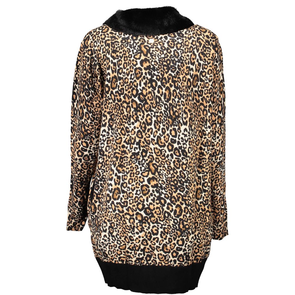 Black Viscosa Women Cardigan - ventzia