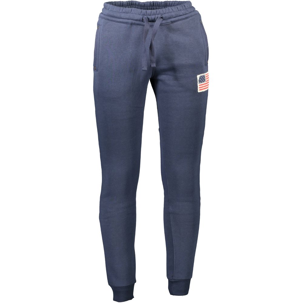 Blu Cotton Men's Sweatpants - ventzia
