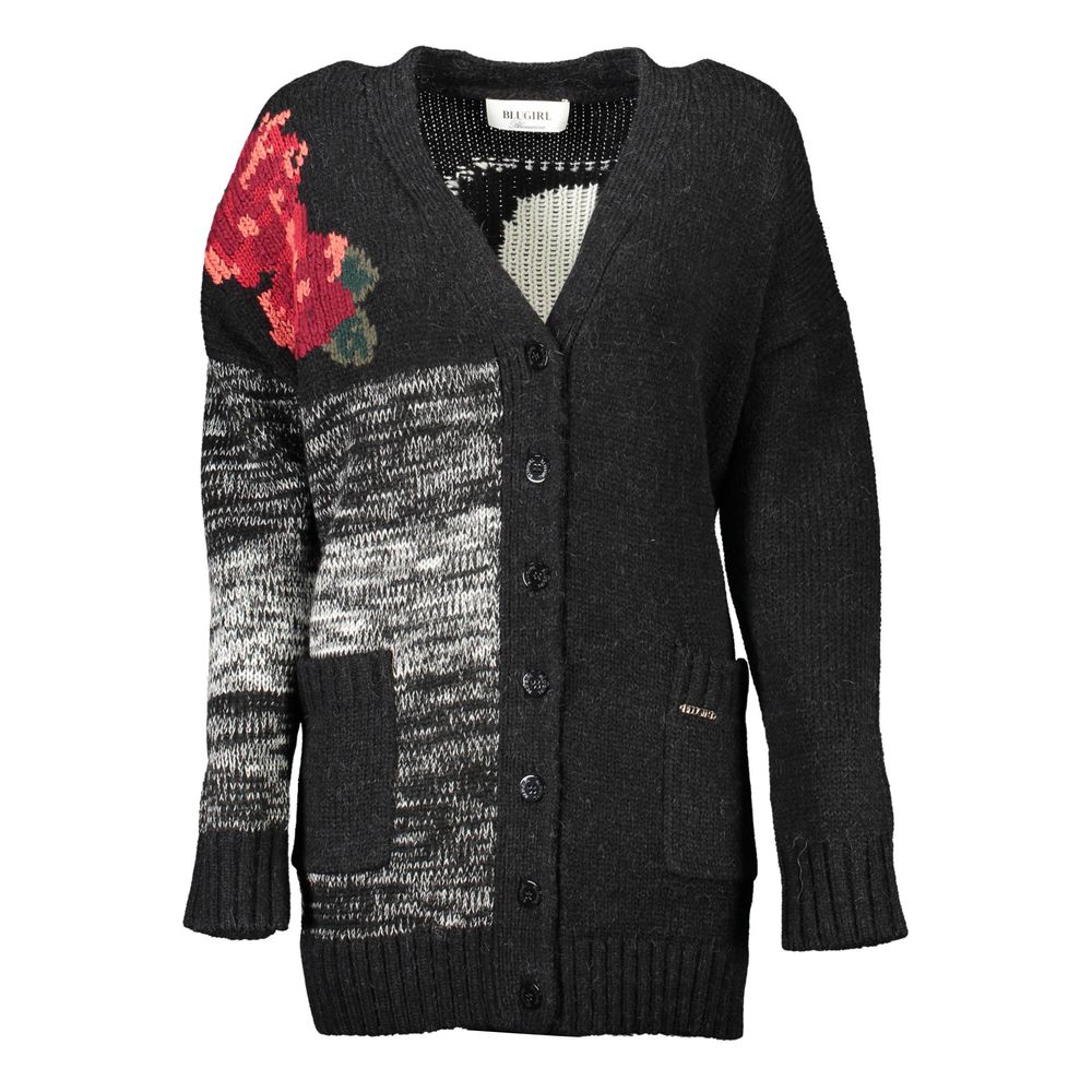 Nero Acrylic Women Cardigan - ventzia